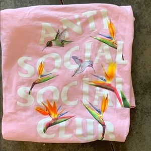 Pink Anti Social Social Club T-shirt